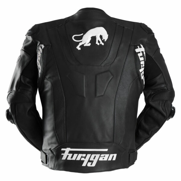 Kožená bunda na motorku Furygan Raptor Evo 3 (černá/bílá)