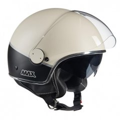 Přilba na motorku MAX Bell Air Sun (béžová,černá matná) : xl