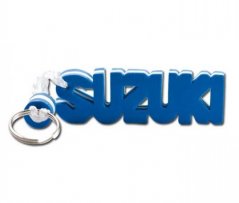 Přívěsek na klíče Suzuki (modrá/bílá)