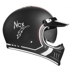 Moto retro přilba NOX PREMIUM Seventy Nine (černá)