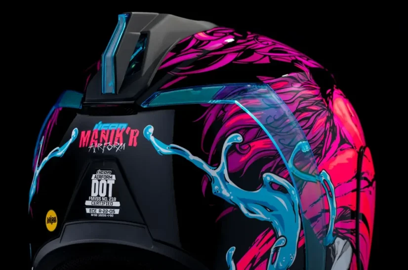Moto přilba ICON Airform™ ManikRR Mips (růžová)
