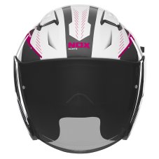 Moto přilba NOX N130 Myst Lady (bílá/růžová)