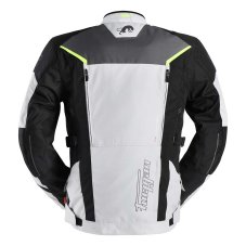 Textilní moto bunda Furygan Brooks (bílá/šedá/černá) pánská