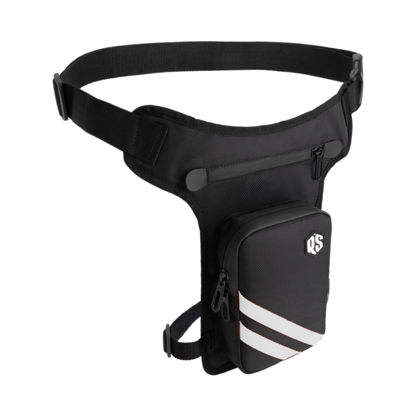 Taška na nohu Rusty Stitches Gordon V2 (černá/bílá)