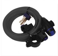 Zámek na motocykl OXFORD Cable Lock černý, délka 1,8m