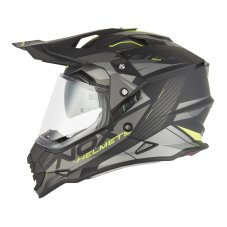 Moto přilba NOX N312 Track (černá matná/žlutá fluo) 2026