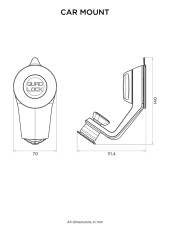 Quad Lock Windscreen / Dash Car Mount