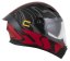 Moto přilba CASSIDA Orbit Multivers (černá/červená/šedá) matná