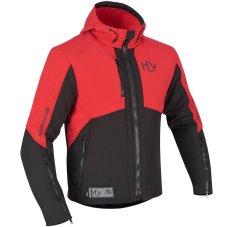 Softshellová bunda na motorku Halvarssons HLV ACE (červená/černá)