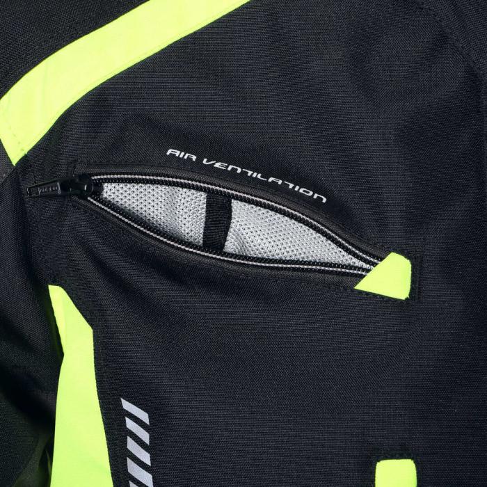 Textilní bunda na motorku Büse Torino 2 (černá/šedá) pánská