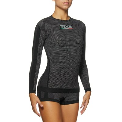 SIX2 TS2 funkční triko dl. rukáv (carbon černá) UNISEX