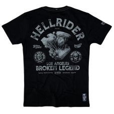 Triko Yakuza Premium Broken Legend 002 Hellrider černé
