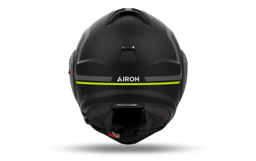 Překlopná přilba na motorku AIROH MATHISSE 2 Genius (matná žlutá)