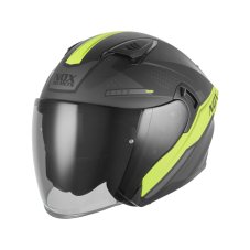 Moto přilba NOX N130 Ekto (černá matná/žlutá fluo) 2026