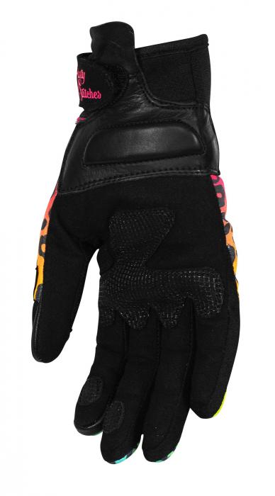 Rukavice na motorku Rusty Stitches Bonnie V2 (panter) dámské