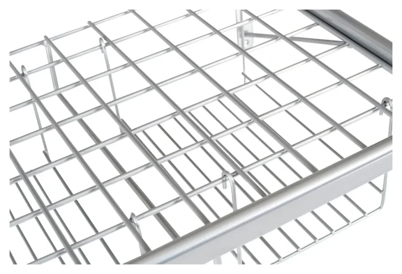 Moto věšák a police pro Bikery Duo (stříbrný)