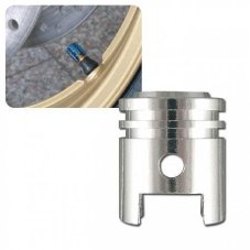 Krytka ventilku 2ks - píst stříbrná