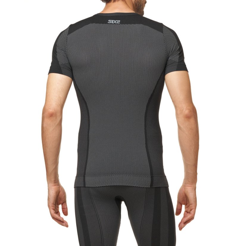 SIXS TS1 V2 funkční triko kr. rukáv (carbon černá) UNISEX