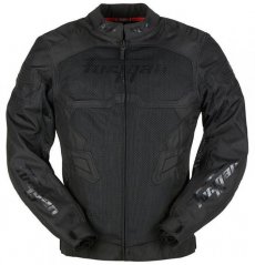 textilní bunda na motorku Atom Vented (černá)