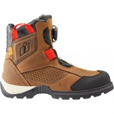 Boty na motorku Icon StormHawk (hnědá)