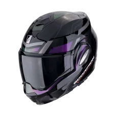Překlopná přilba na motorku Scorpion EXO-TECH EVO CONQUER černý chameleon