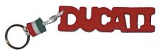 Přívěsek na klíče DUCATI (červená/bílá/zelená)