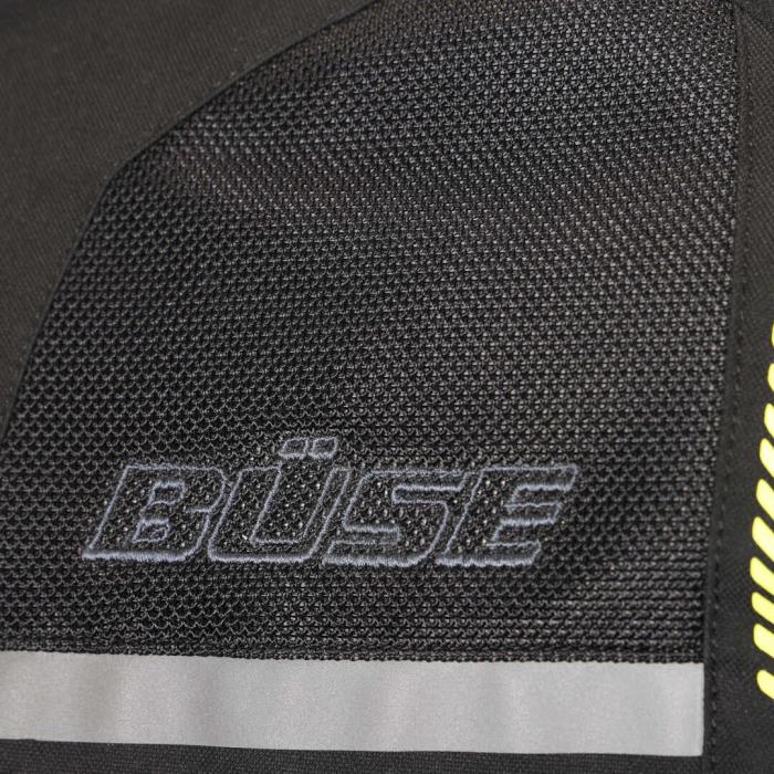 Textilní bunda na motorku Büse livorno (bílá/černá) pánská