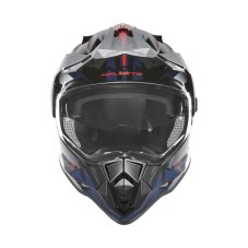 Moto přilba NOX N312 Track (modrá/červená/bílá) 2026