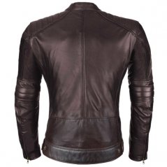 Kožená bunda na motorku Büse Chester (tmavě hnědá) dámská