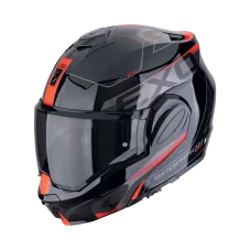Překlopná přilba na motorku Scorpion EXO-TECH EVO TRAVELLER černo/červená