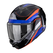 Překlopná přilba na motorku SCORPION EXO-TECH II Passager (černá/červená/modrá)