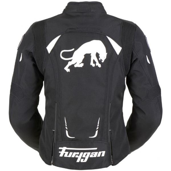 Textilní bunda na motorku Furygan Adria (černá/bílá) dámská
