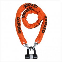 Řetěz na motocykl OXFORD Heavy Duty (oranžový) délka 1,5m