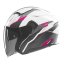 Moto přilba NOX N130 Myst Lady (bílá/růžová)