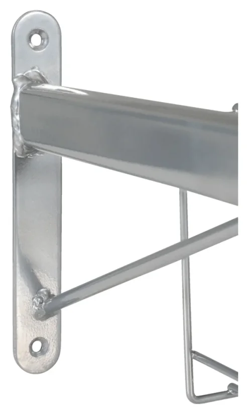 Moto věšák a police pro Bikery Duo (stříbrný)