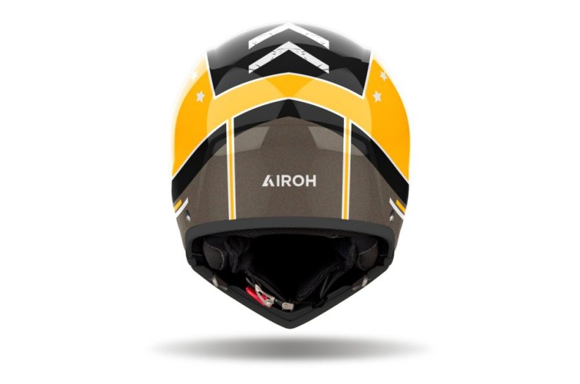 Moto přilba AIROH J110 Command (lesklá žlutá)