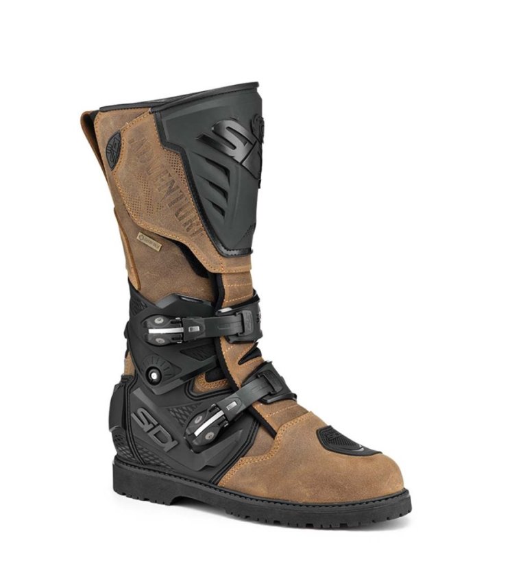 Boty na motorku SIDI Adventure 2 GoreTex (světle hnědé)