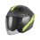 Moto přilba NOX N130 Ekto (černá matná/žlutá fluo) 2026