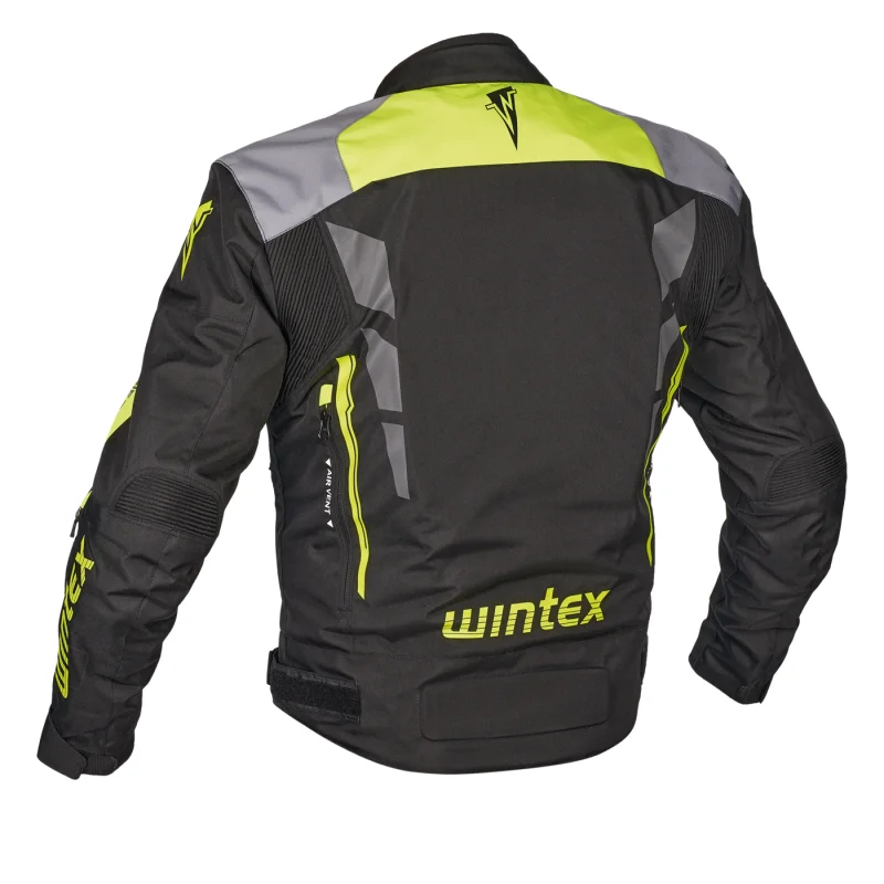 Textilní bunda na motorku WINTEX Sierra (černá/žlutá)