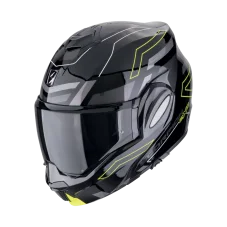 Překlopná přilba na motorku Scorpion EXO-TECH EVO CONQUER černo/fluo žlutá