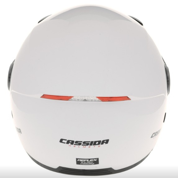 Moto přilba Cassida Reflex (bílá) - Velikost: L