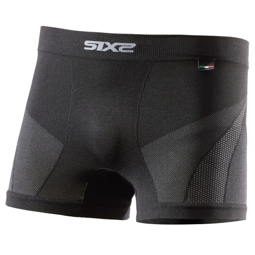 SIX2 BOX V2 funkční boxerky (carbon černá) UNISEX