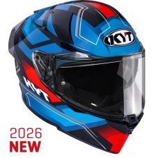 Moto přilba KYT R2R Parsec (modrá/červená)