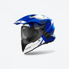 Enduro helma na motorku AIROH COMMANDER 2 REVEAL (lesklá modrá)