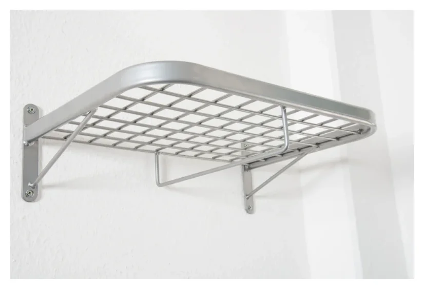 Moto věšák a police pro Bikery Duo (stříbrný)