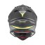 Moto přilba NOX N312 Track (černá matná/žlutá fluo) 2026