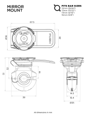 Quad Lock Mirror Mount