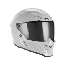 Přilba na motorku NOX EXKLUSIVE Goliath (šedo-bílá)
