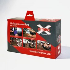 KETTENMAX PREMIUM - pračka na motocyklové řetězy (kompletní sada vč. čističe a konzervantu řetězů)