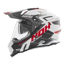 Moto přilba NOX N312 Vapor (bílá/červená/černá) 2025